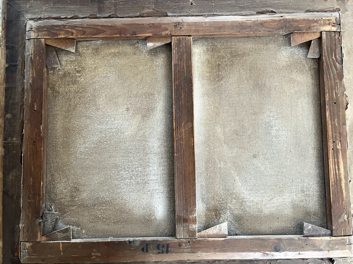 E. Galiany (Eugène Gallien -Laloue)1854-1941 Vue de Village animée huile s/toile sbg-photo-2