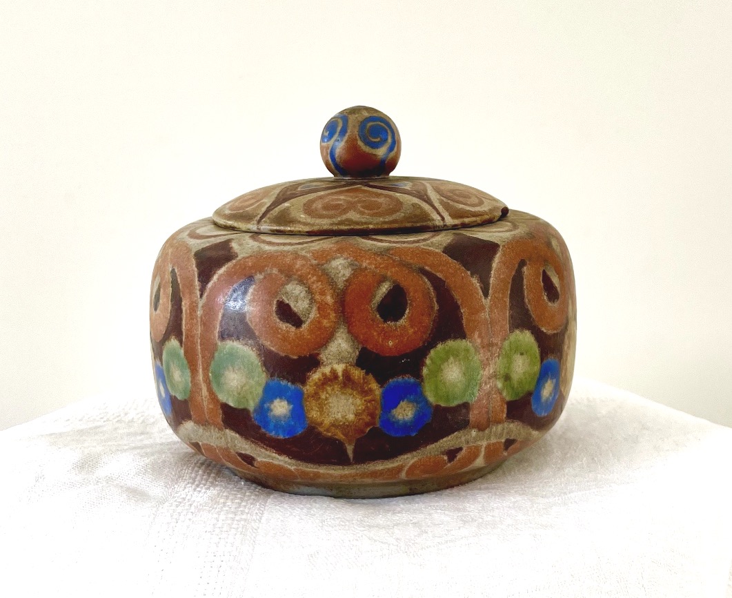 Sèvres XX è -bonbonnière In Porcelain Dated 1934 By J-guardiolia
