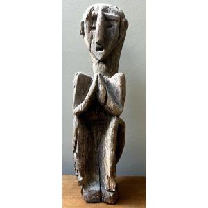 Putali-style Statue, "ancestor/guardian Of The Nepalese Himalayas," Probably 19th Century, Height 55 Cm