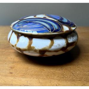 Thabaud Limoges Porcelain Candy Dish With Art Deco Design