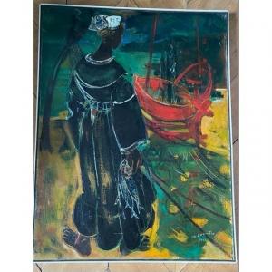 Jean COMMERE 1920-1986   HST SBG , datée 1947