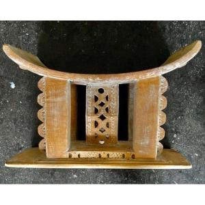 Paire De Tabouret Ashanti Du Ghana  