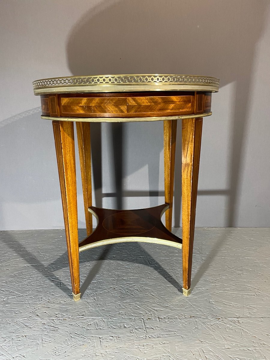 Table Bouillotte De Style Louis XVI-photo-1