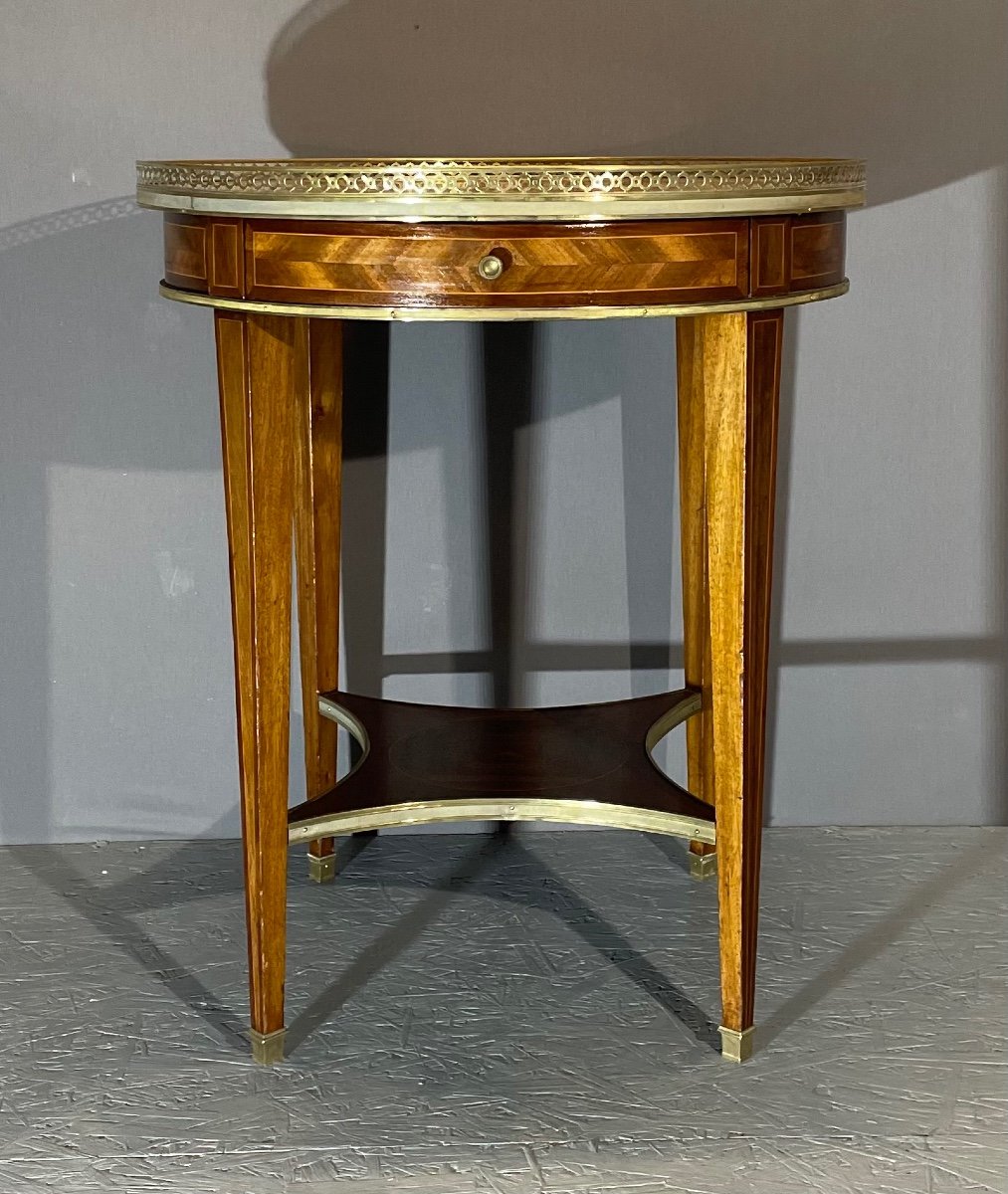 Table Bouillotte De Style Louis XVI