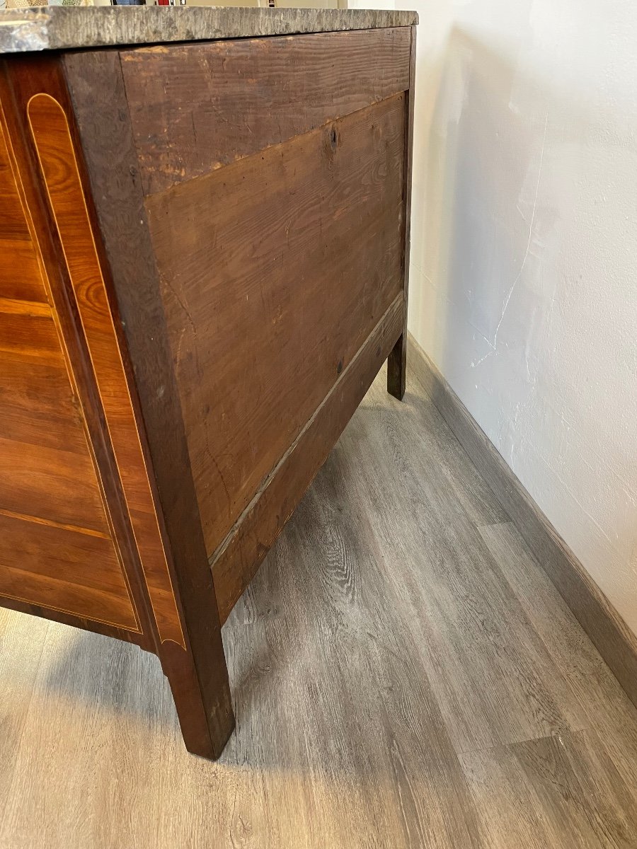 Transition Period Chest Of Drawers 18th Century-photo-3