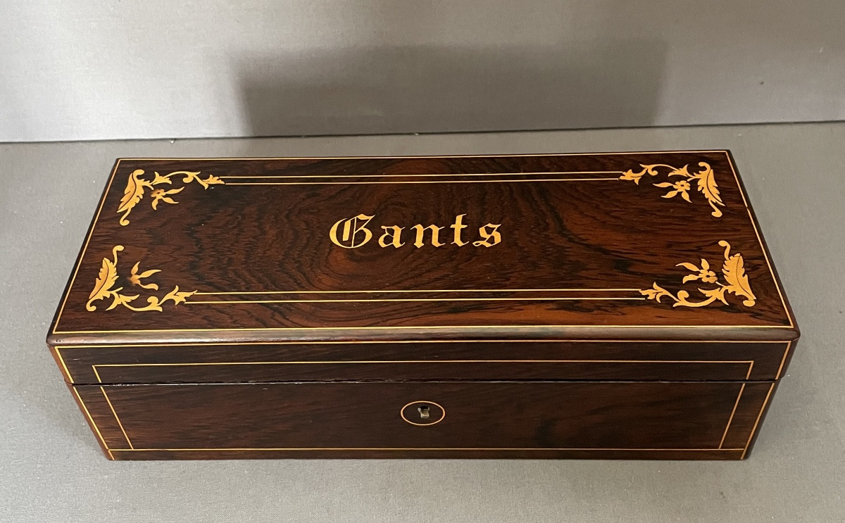 Coffret à Gants d'époque Charles X 
