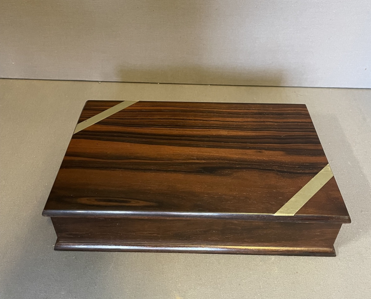 Art Deco Macassar Box 