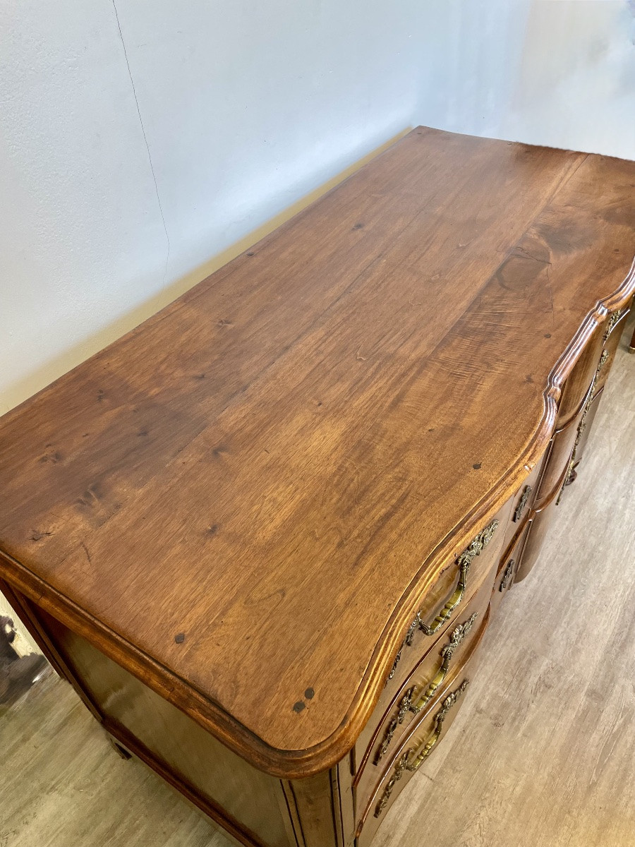 Louis XV Period Crossbow Chest Of Drawers -photo-4