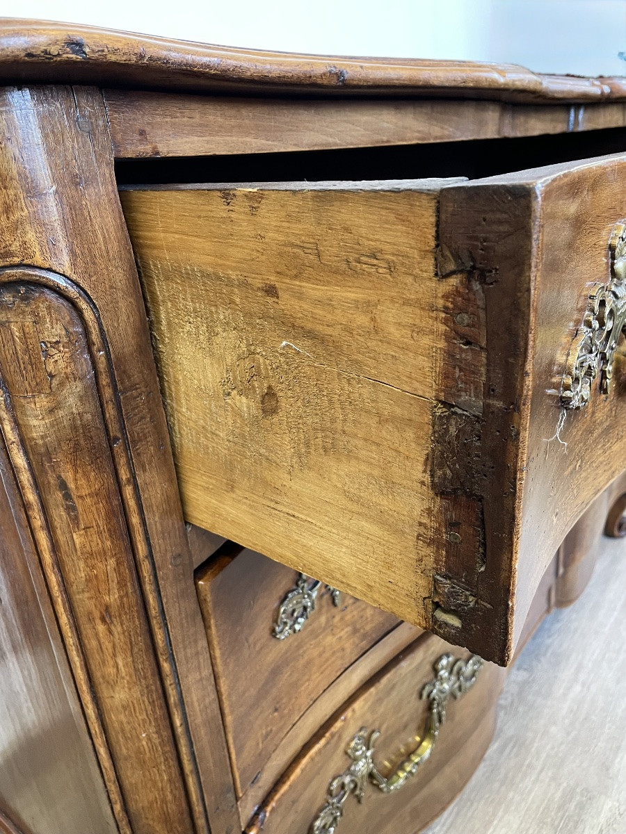 Louis XV Period Crossbow Chest Of Drawers -photo-4