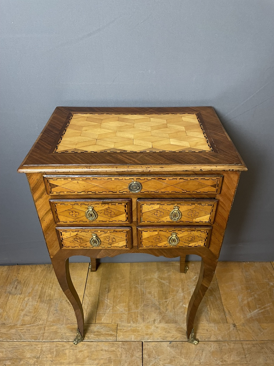 Transition Period Side Table Circa 1760-photo-2