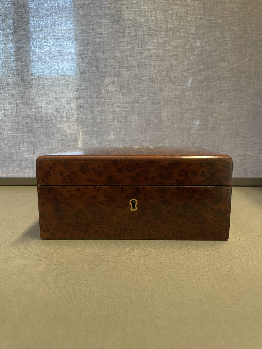 Burr Walnut Jewelry Box -photo-3