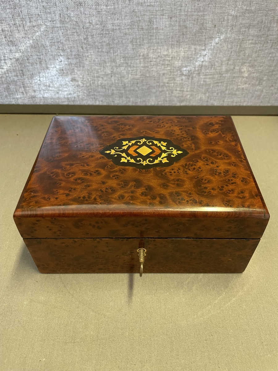 Burr Walnut Jewelry Box -photo-4