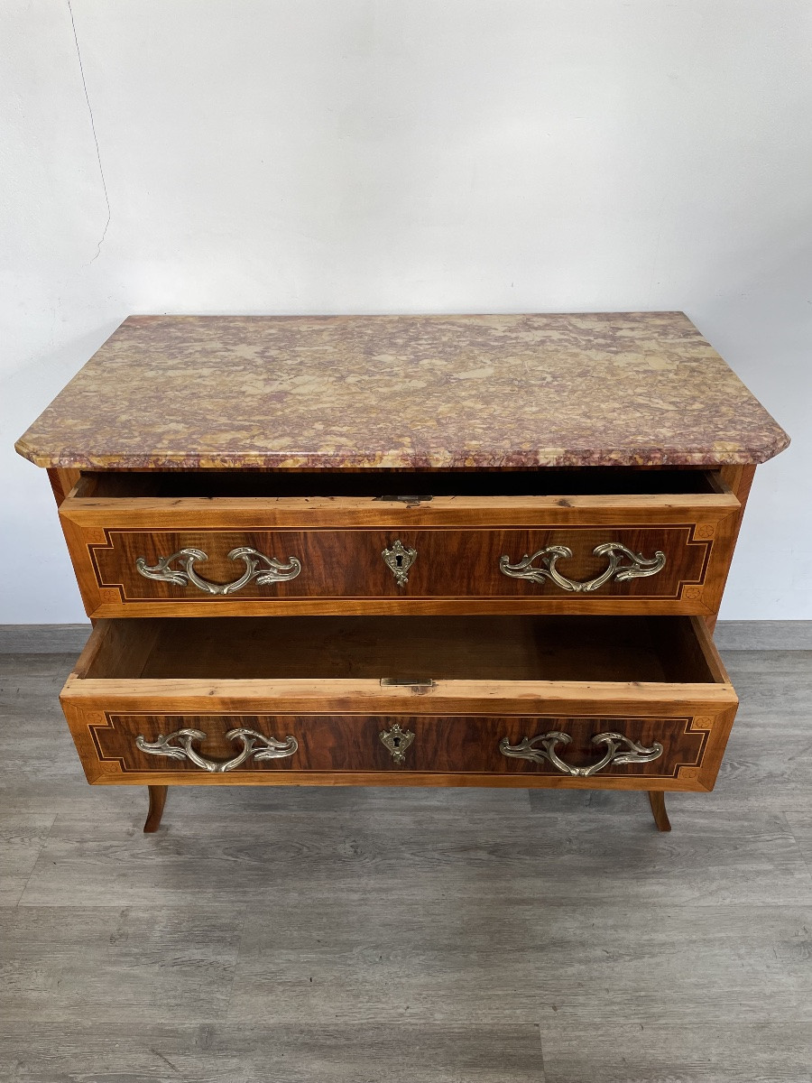 Commode de Style Transition Estampillé Nauder-photo-2