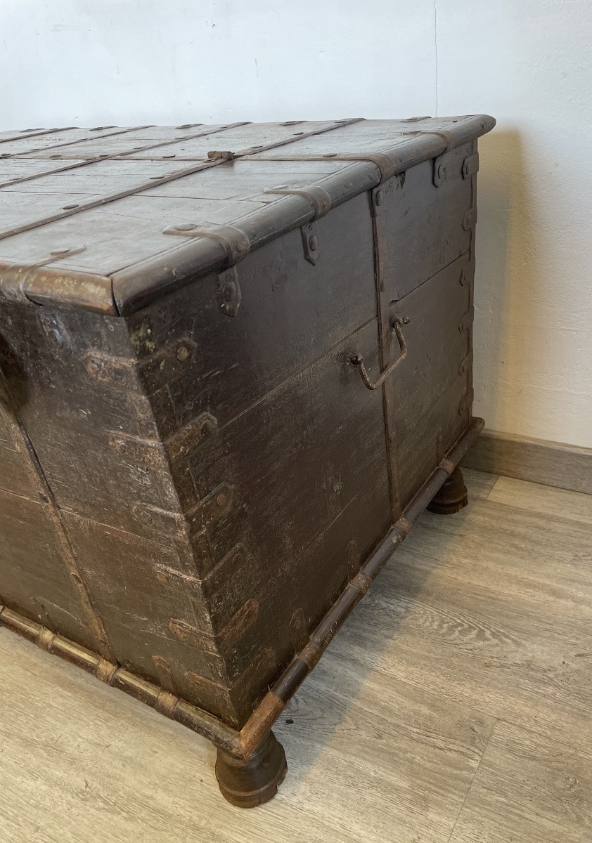 19th Century Teak Chest -photo-4