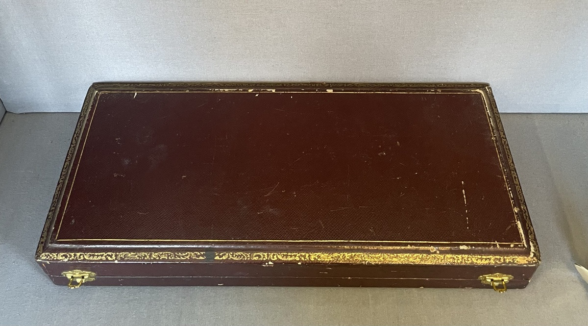 Silver Filled Dessert Set And Leg Of Lamb Tongs-photo-1