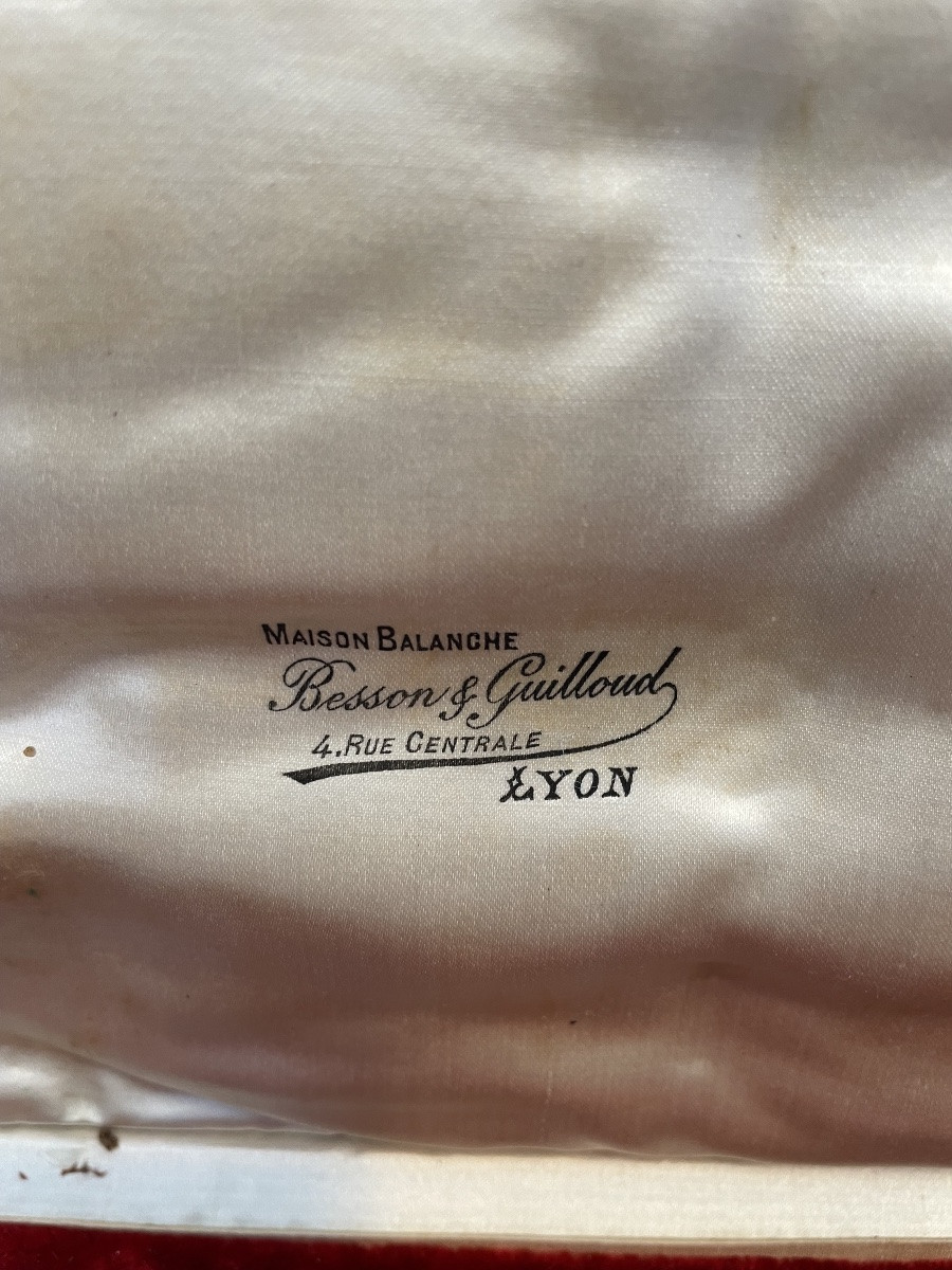 Silver Filled Dessert Set And Leg Of Lamb Tongs-photo-2