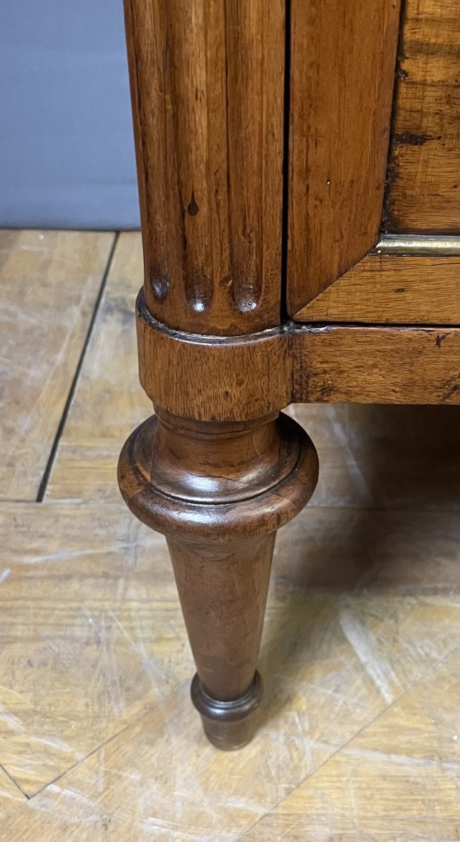 Louis XVI Walnut Chest Of Drawers-photo-5