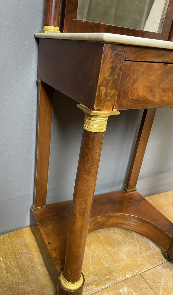 Empire Mahogany Dressing Table-photo-2
