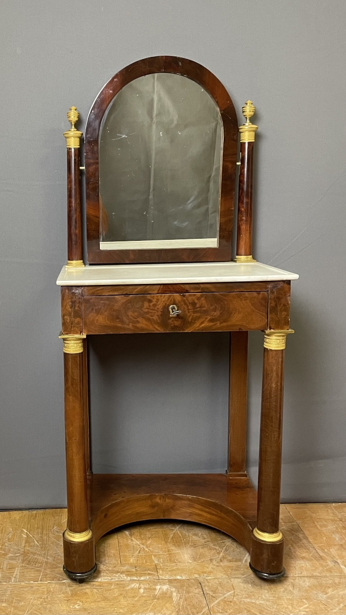 Empire Mahogany Dressing Table