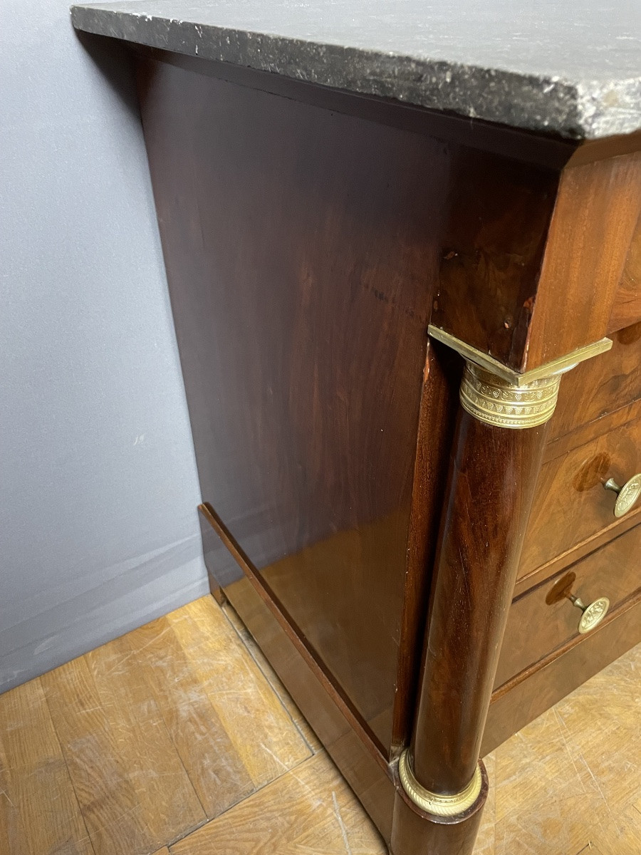 Commode D'Époque Empire en Acajou-photo-3