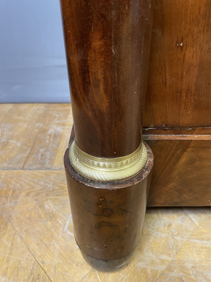Commode D'Époque Empire en Acajou-photo-5