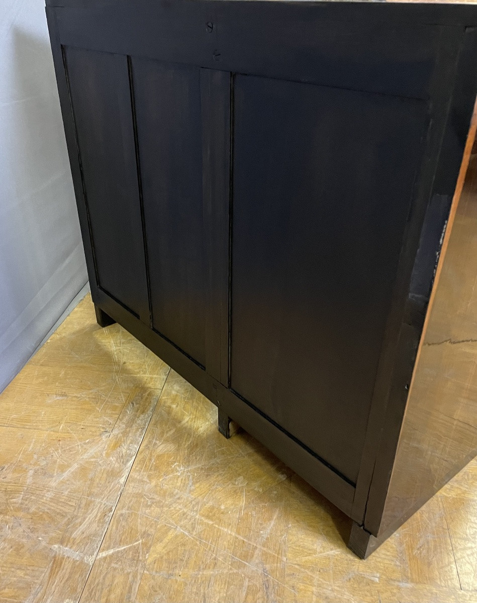 Art Deco Period Desk In Macassar Ebony -photo-2