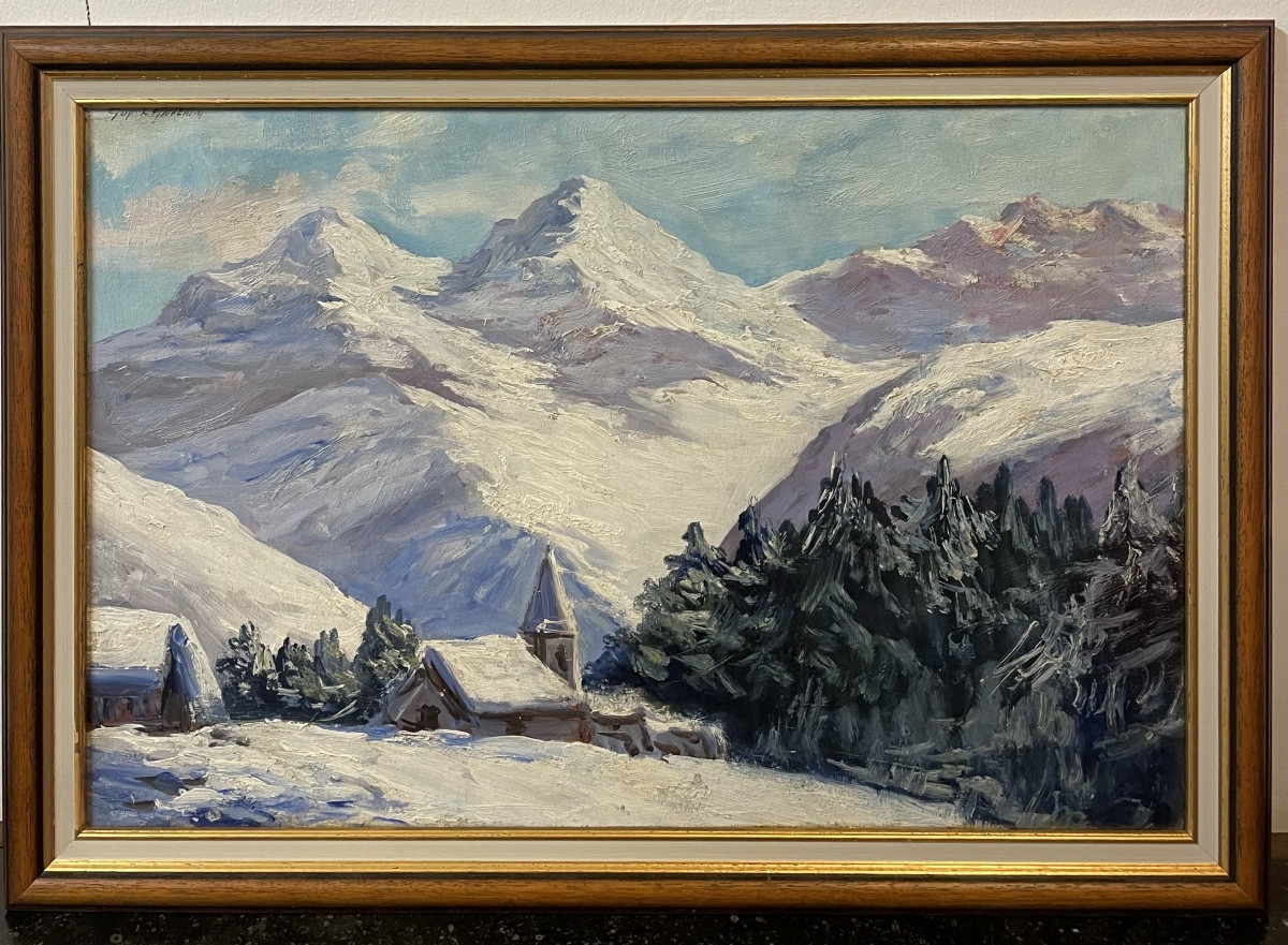 Snowscape By Guy Le Florentin