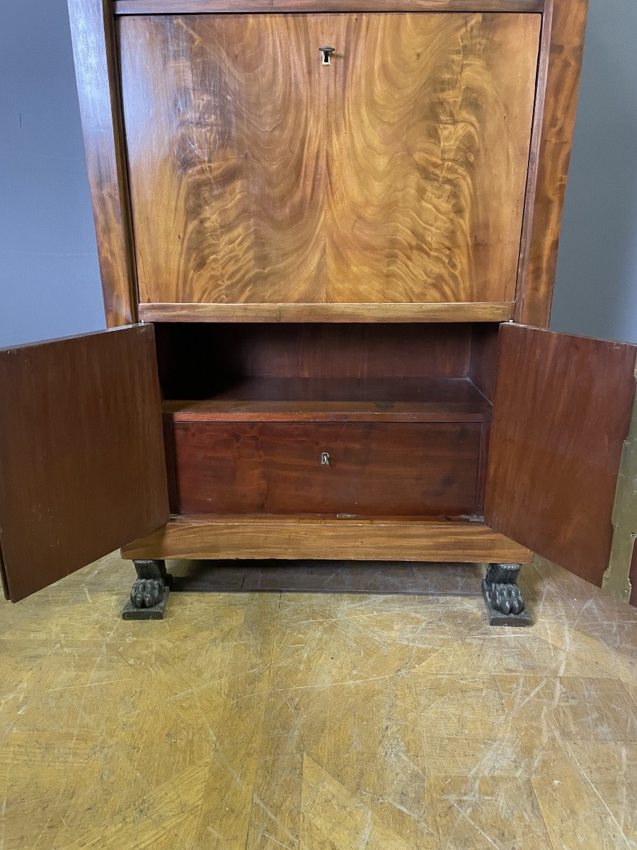 Empire Style Mahogany Secretary -photo-1
