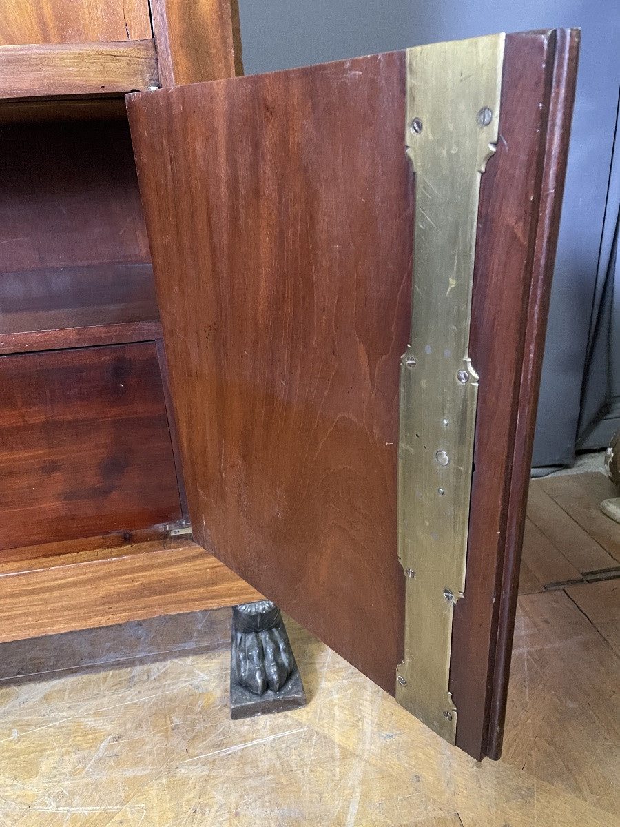 Empire Style Mahogany Secretary -photo-2