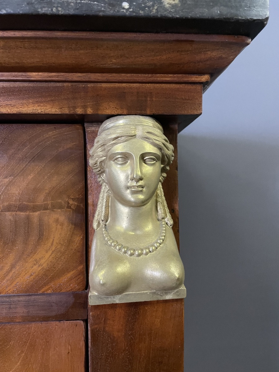 Empire Style Mahogany Secretary -photo-6