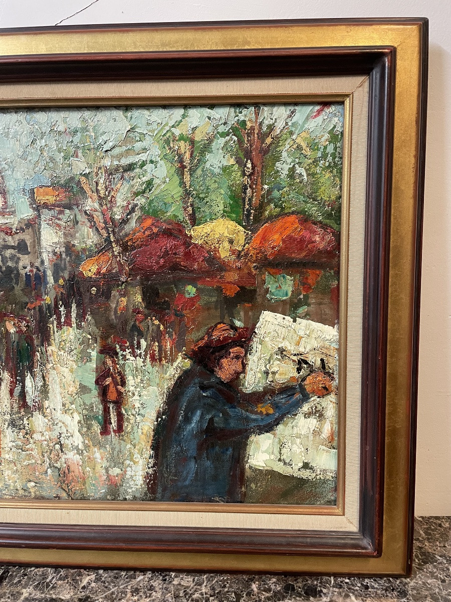 Henry Maurice d'Anty "snow In Montmartre"-photo-3