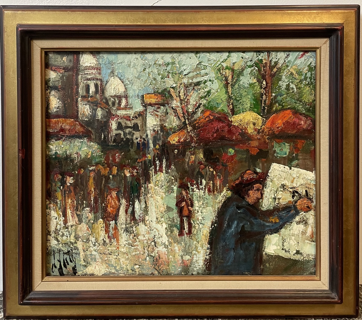 Henry Maurice d'Anty "snow In Montmartre"