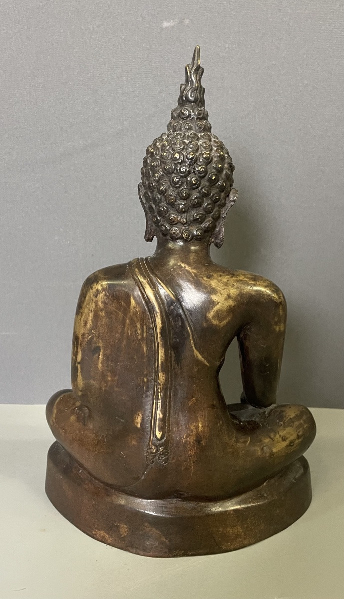 Seated Bronze Buddha -photo-3