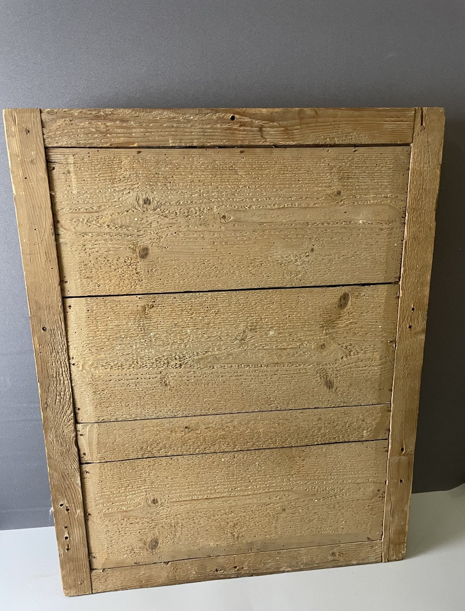 Miroir rectangulaire de style Louis XVI du XIXème-photo-2