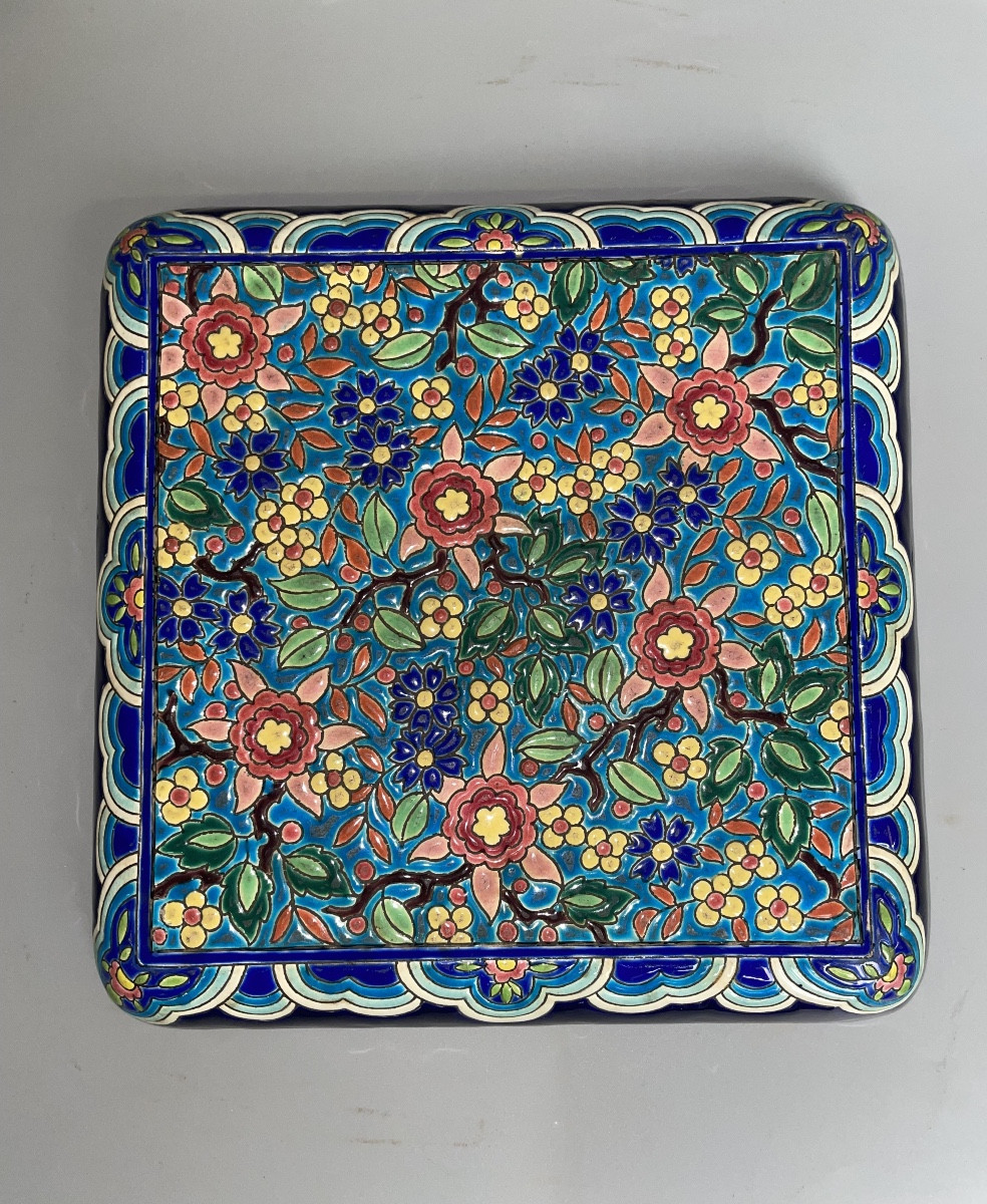 Dessous de plat en Emaux de Longwy 