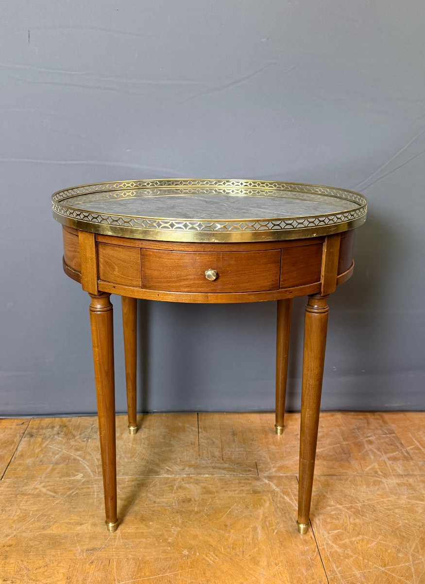 Bouillotte Directoire Table In Cherry Wood