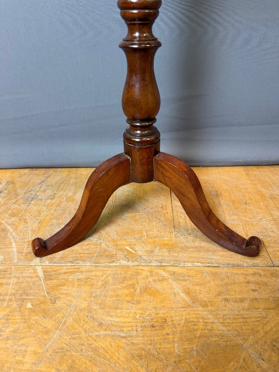 Louis Philippe Mahogany Pedestal Table, 19th Century-photo-3