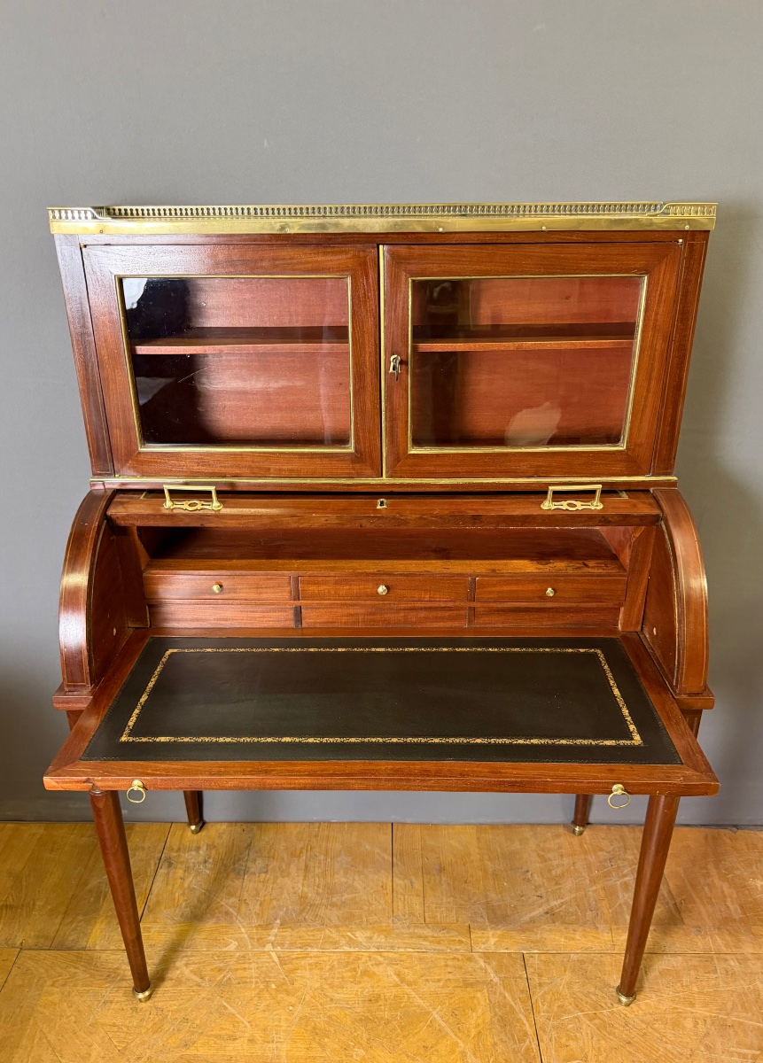 Bureau à Cylindre en Acajou époque Directoire -photo-2