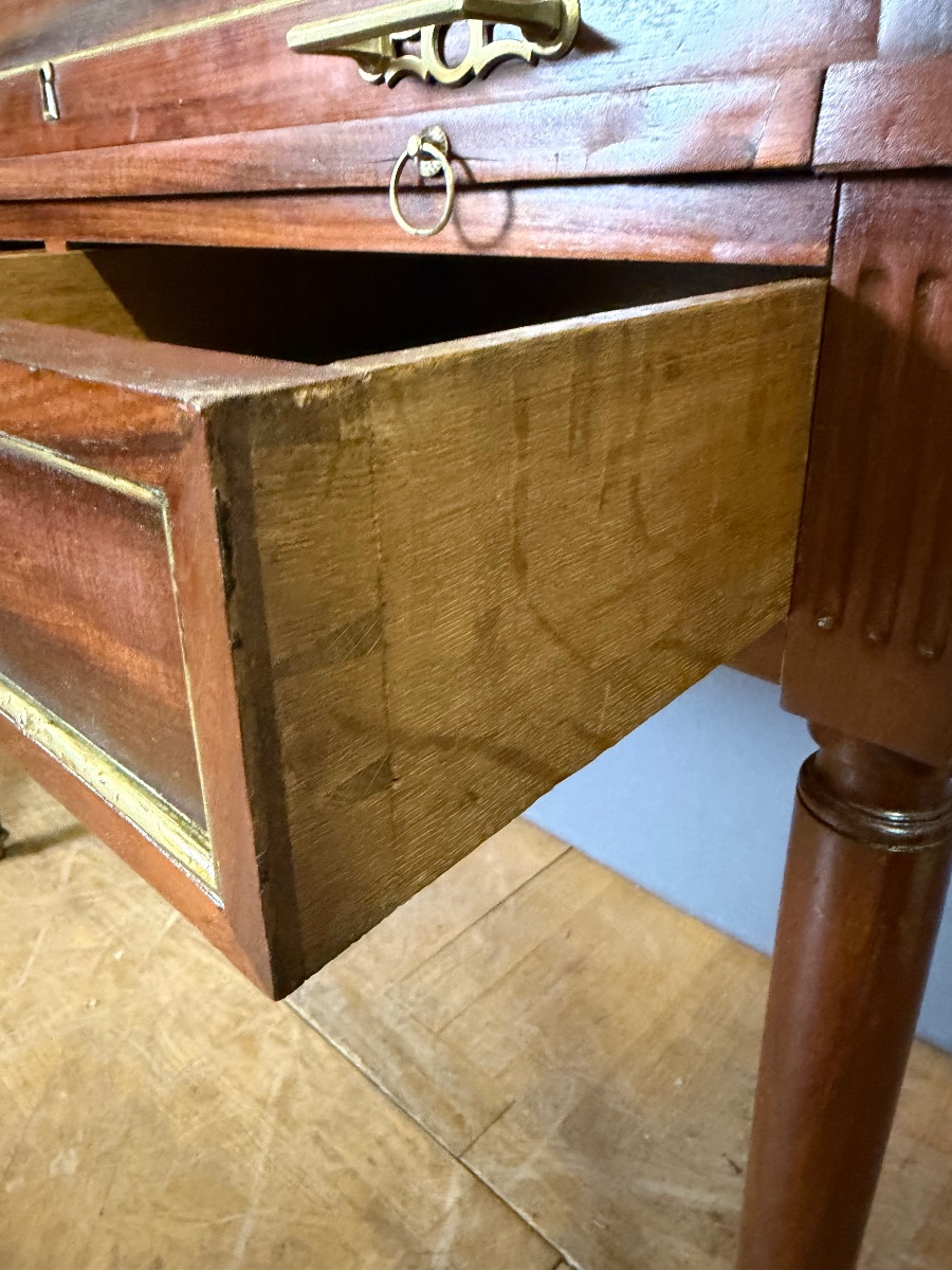 Bureau à Cylindre en Acajou époque Directoire -photo-1