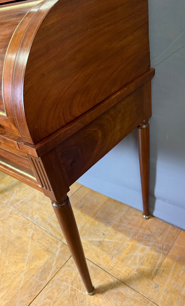 Bureau à Cylindre en Acajou époque Directoire -photo-7