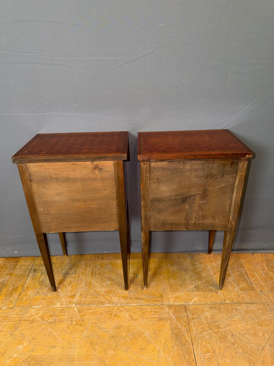 Paire de chevet de Style Louis XVI -photo-4