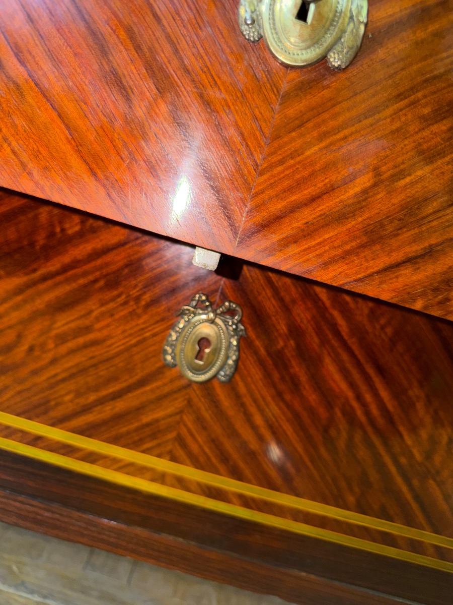 Louis XVI-style Chest Of Drawers, Late 19th Century-photo-6
