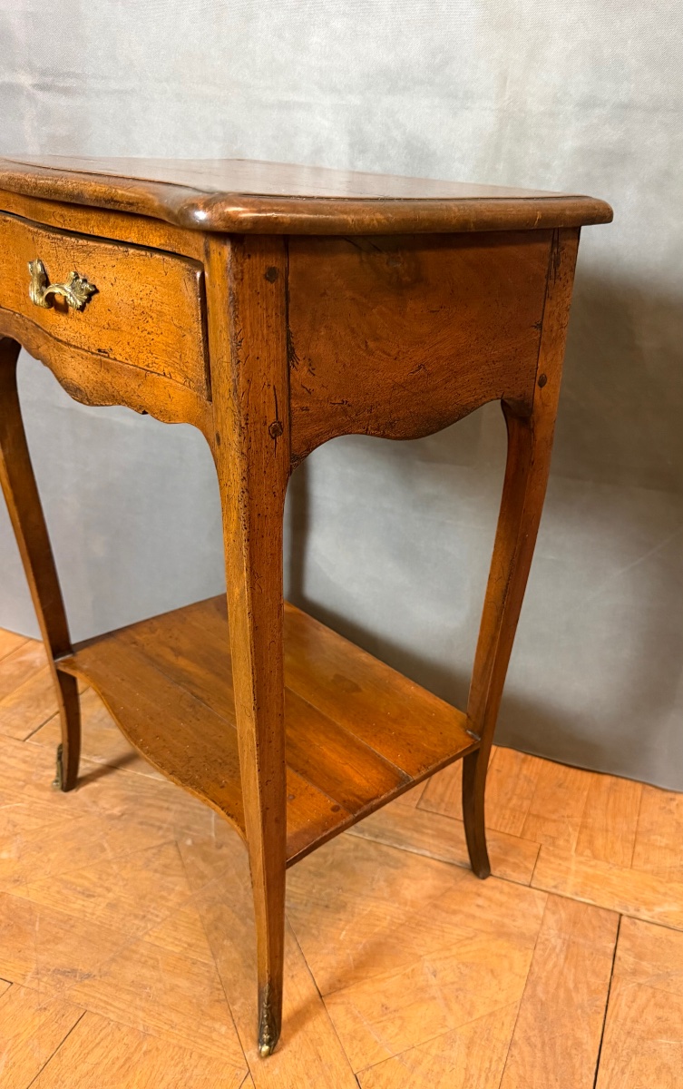 Paire de chevets de style Louis XV en Merisier-photo-3