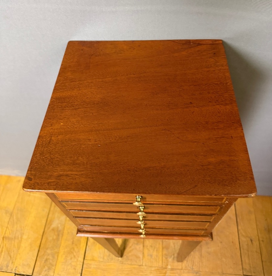 Louis XVI-style Nightstand With Five Drawers -photo-3