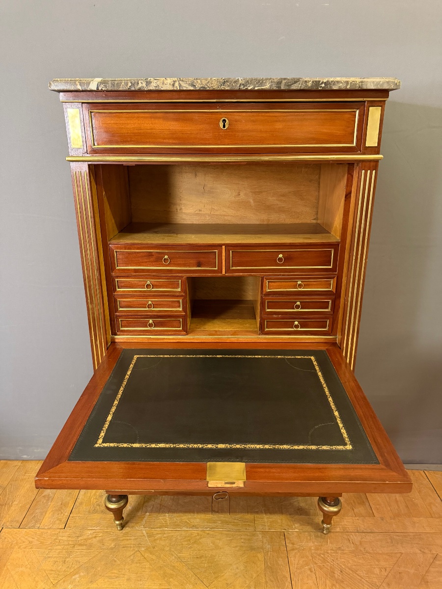 Secrétaire Directoire en Acajou XVIIIème-photo-4