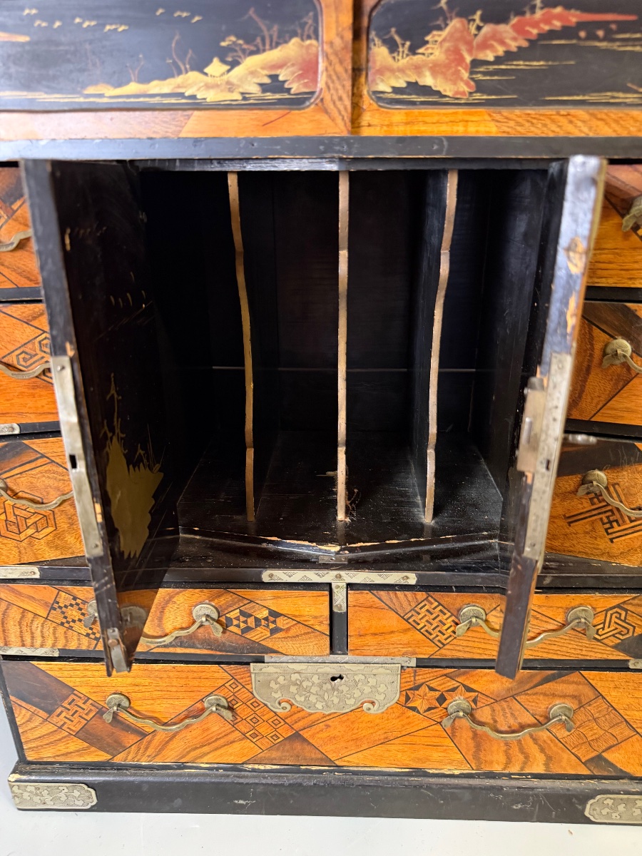 Asian Cabinet, Late 19th Century -photo-2