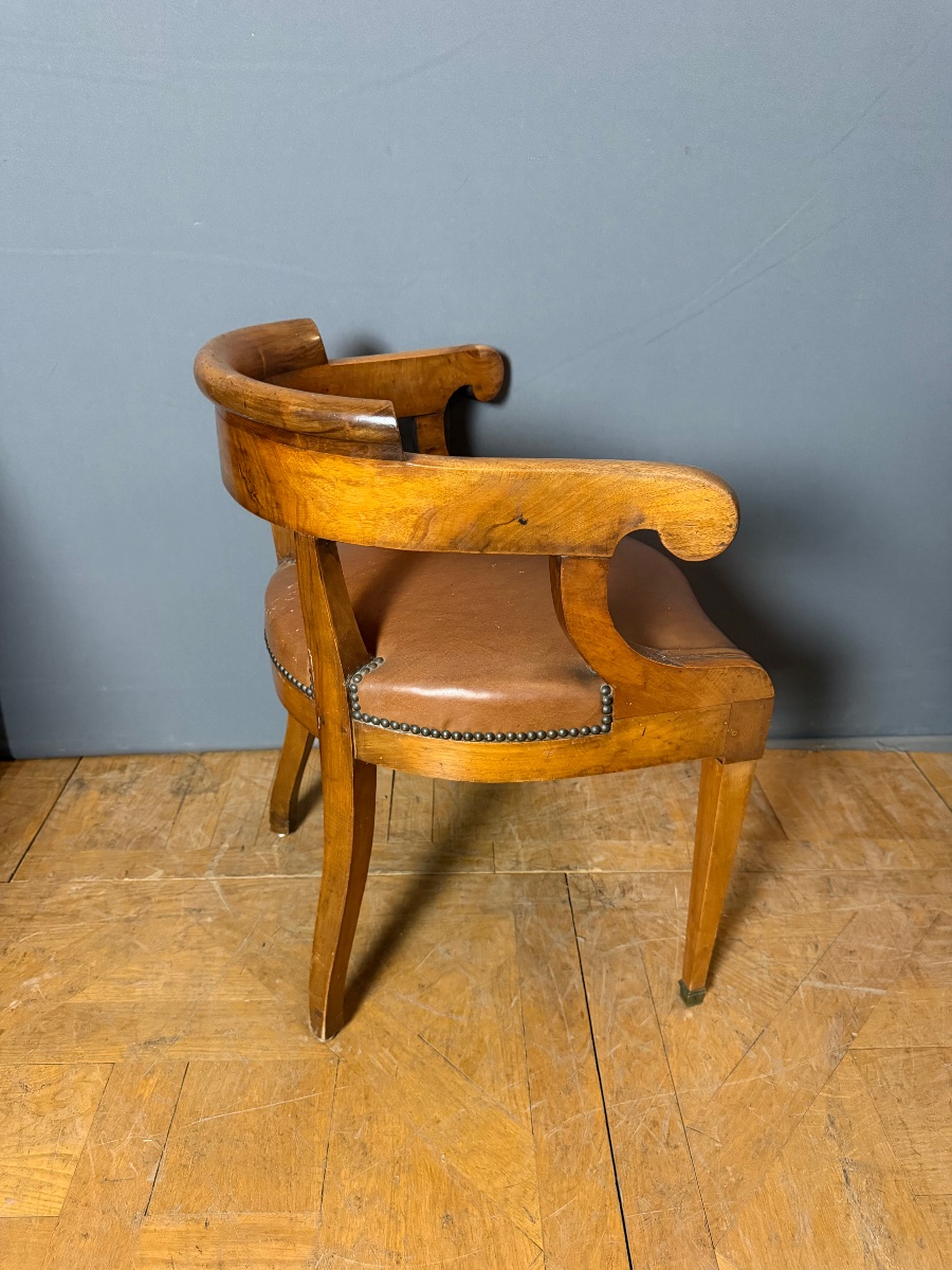 Fauteuil de bureau Restauration en Noyer -photo-3