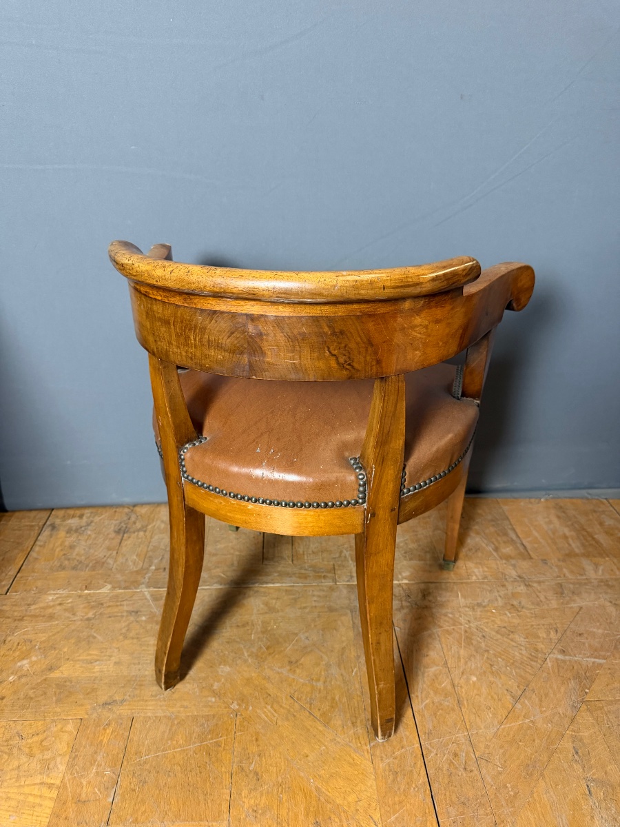 Fauteuil de bureau Restauration en Noyer -photo-4