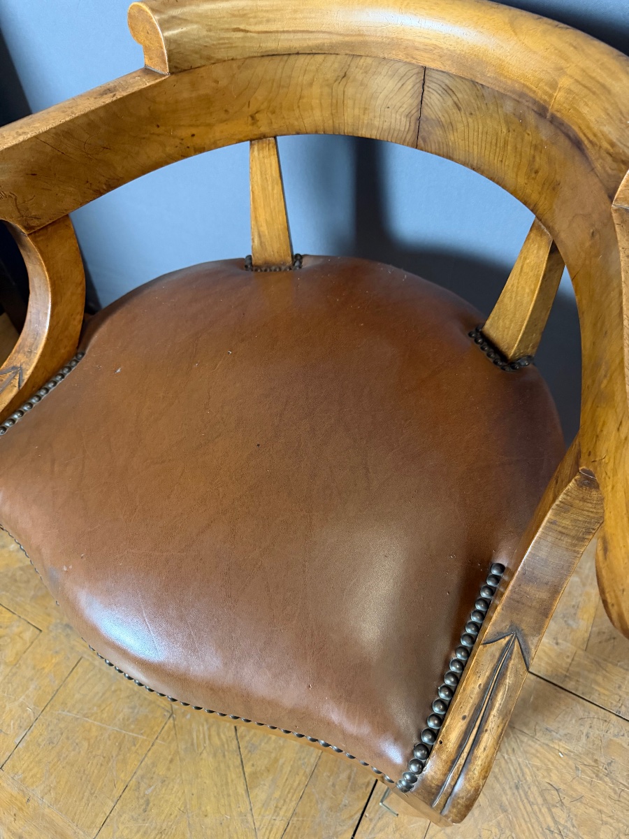 Fauteuil de bureau Restauration en Noyer -photo-2
