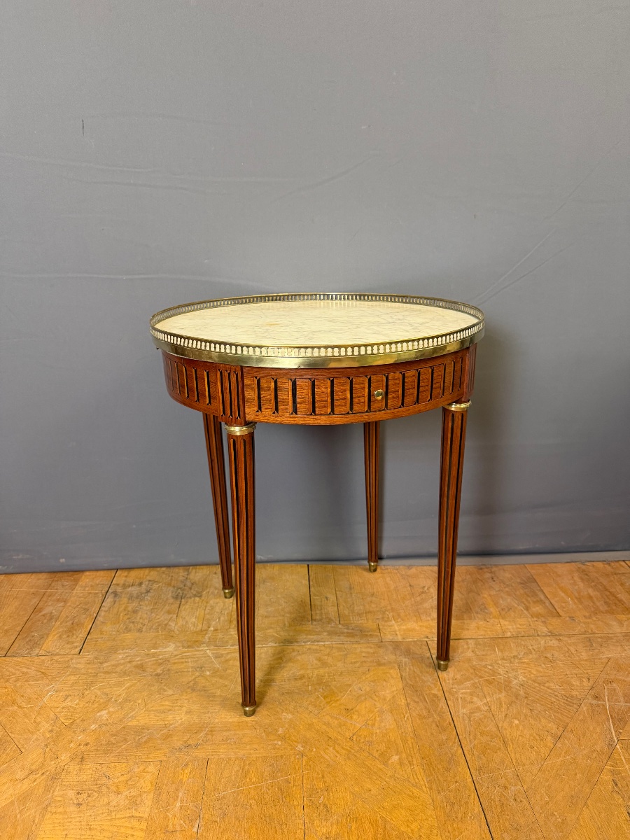 Louis XVI-style Rosewood Hot Water Bottle Table -photo-2